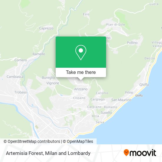 Artemisia Forest map