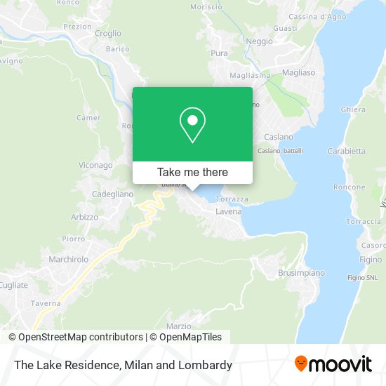 The Lake Residence map