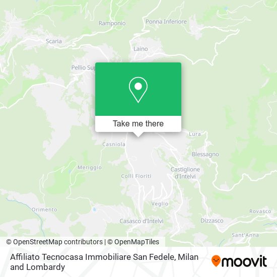 Affiliato Tecnocasa Immobiliare San Fedele map