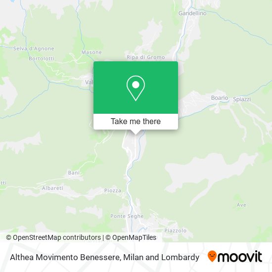 Althea Movimento Benessere map