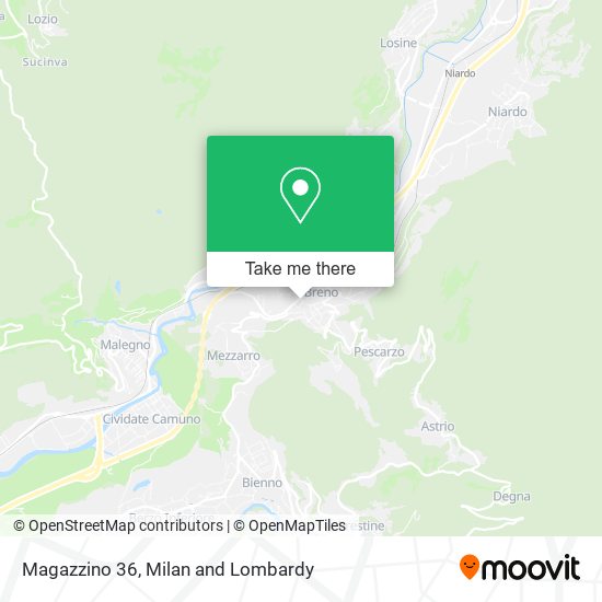 Magazzino 36 map