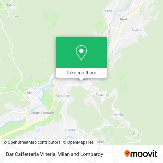 Bar Caffetteria Vineria map