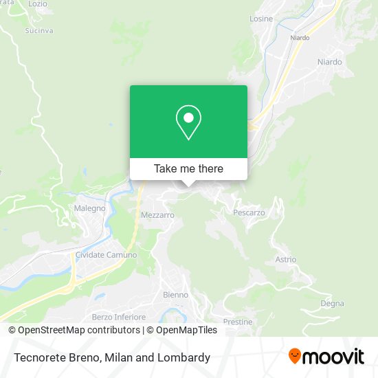 Tecnorete Breno map