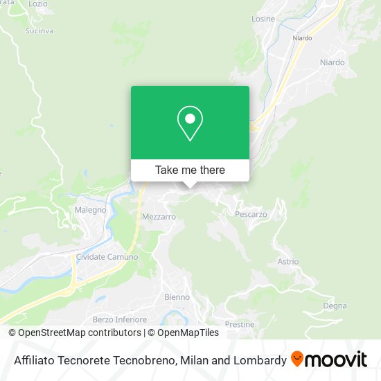 Affiliato Tecnorete Tecnobreno map