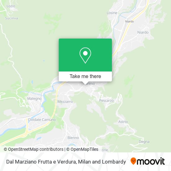 Dal Marziano Frutta e Verdura map