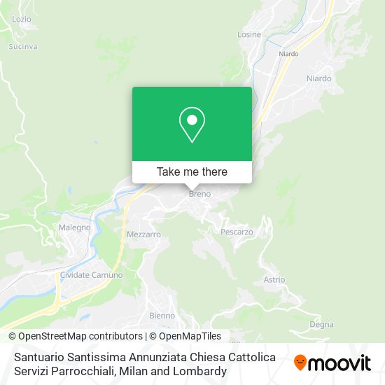 Santuario Santissima Annunziata Chiesa Cattolica Servizi Parrocchiali map