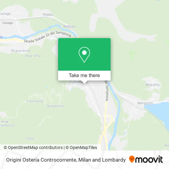 Origini Osteria Controcorrente map