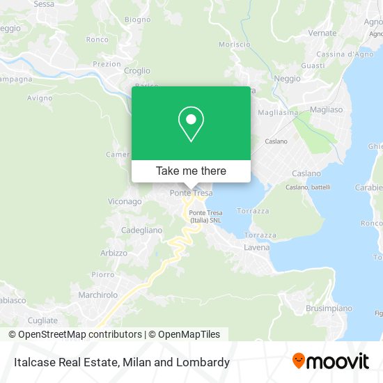 Italcase Real Estate map