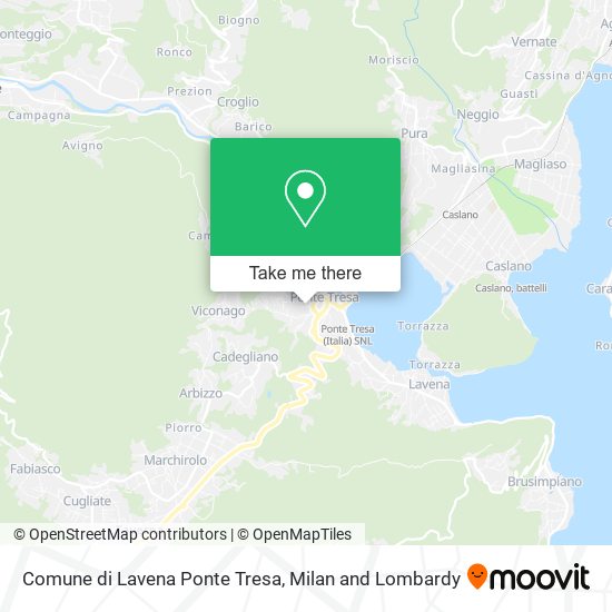 Comune di Lavena Ponte Tresa map