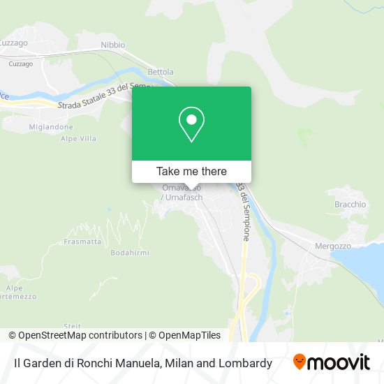 Il Garden di Ronchi Manuela map