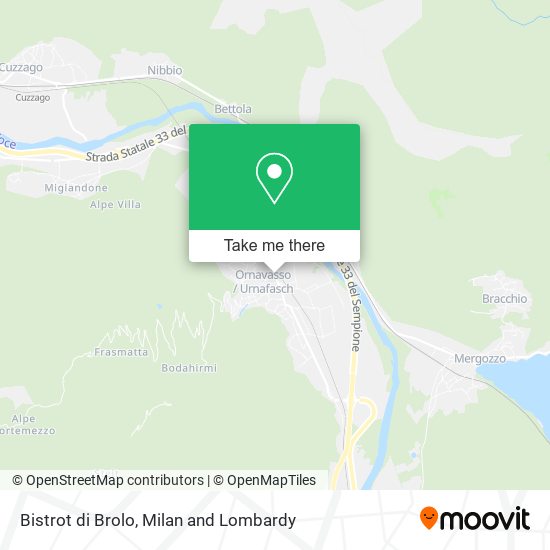 Bistrot di Brolo map