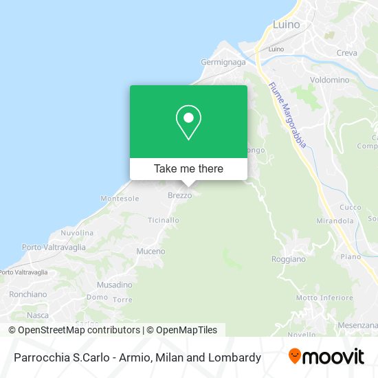 Parrocchia S.Carlo - Armio map