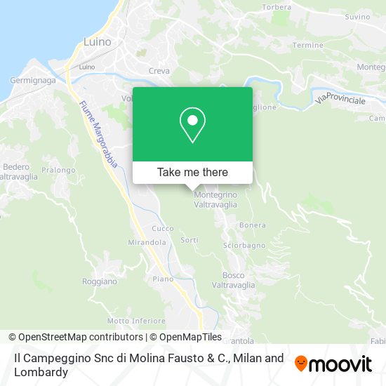 Il Campeggino Snc di Molina Fausto & C. map