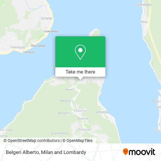 Belgeri Alberto map