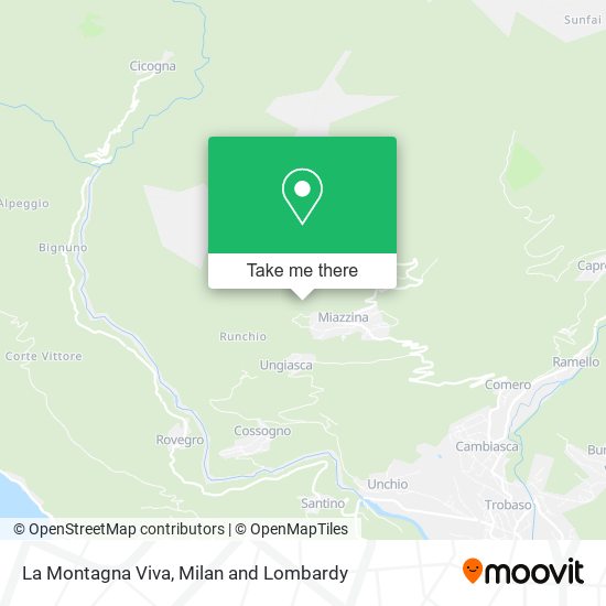 La Montagna Viva map