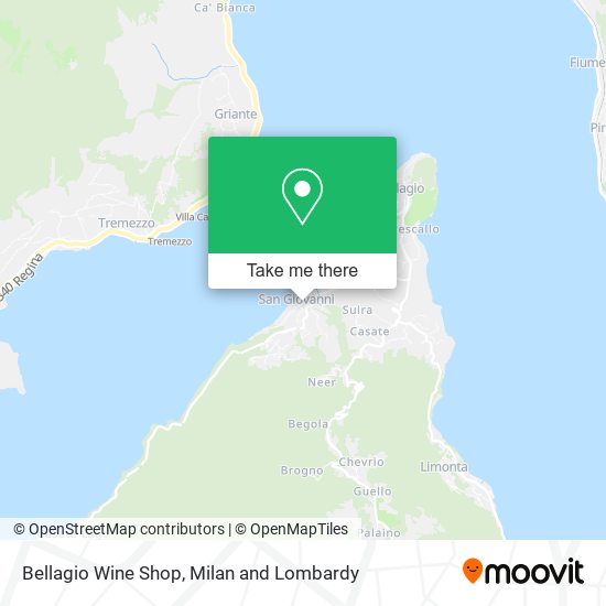 Bellagio Wine Shop map