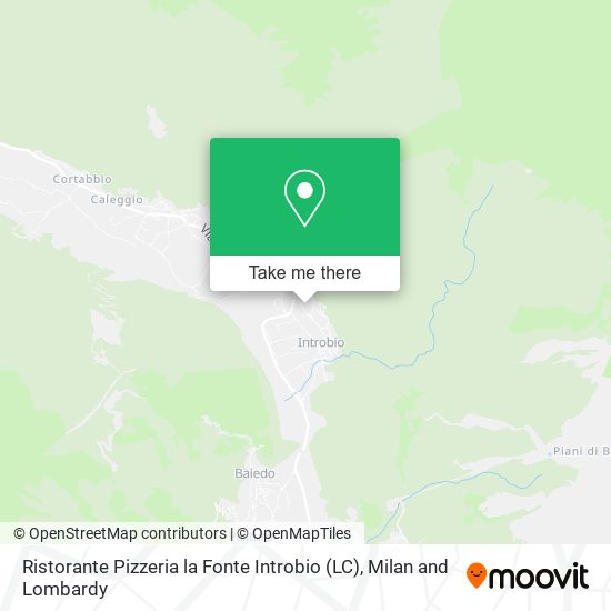 Ristorante Pizzeria la Fonte Introbio (LC) map