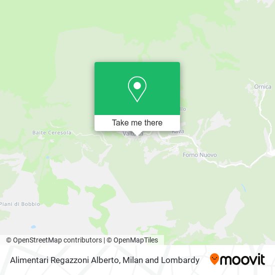 Alimentari Regazzoni Alberto map