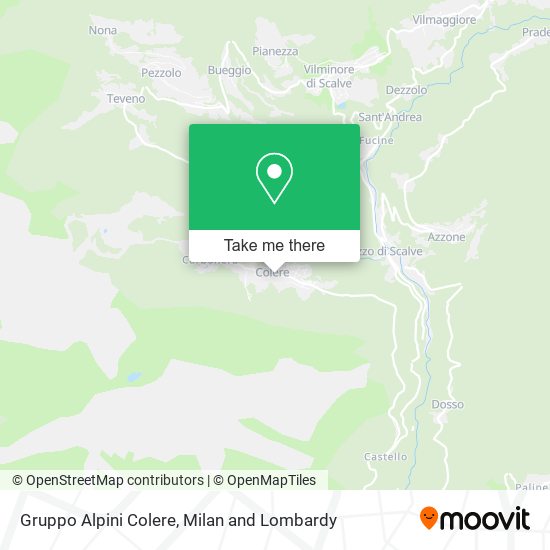 Gruppo Alpini Colere map