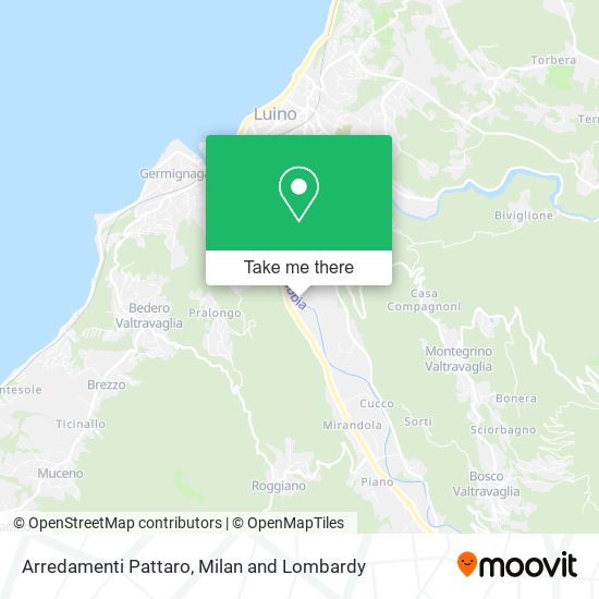 Arredamenti Pattaro map