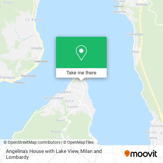 Angelina's House with Lake View map