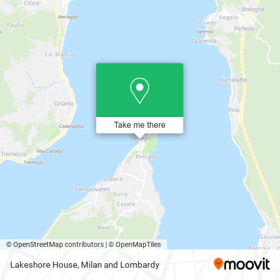 Lakeshore House map