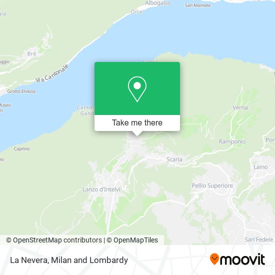 La Nevera map