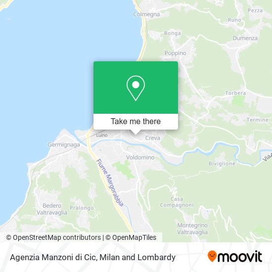 Agenzia Manzoni di Cic map