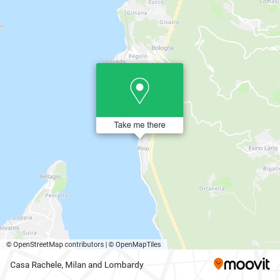 Casa Rachele map