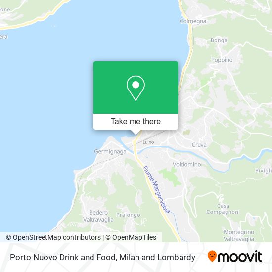 Porto Nuovo Drink and Food map
