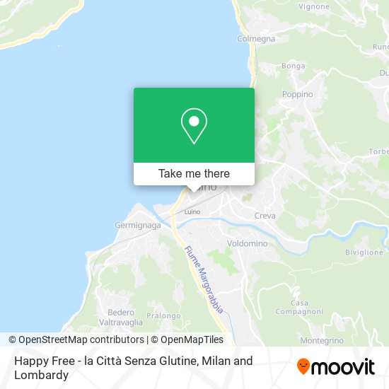 Happy Free - la Città Senza Glutine map