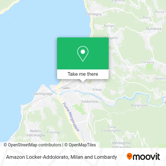Amazon Locker-Addolorato map