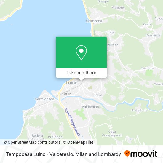Tempocasa Luino - Valceresio map