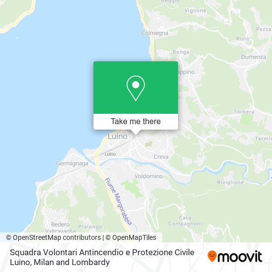 Squadra Volontari Antincendio e Protezione Civile Luino map