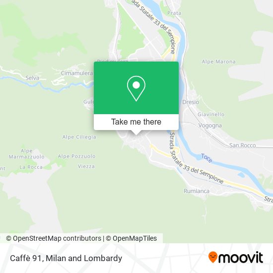 Caffè 91 map