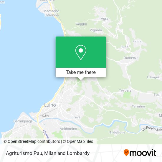 Agriturismo Pau map
