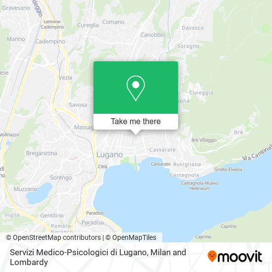 Servizi Medico-Psicologici di Lugano map