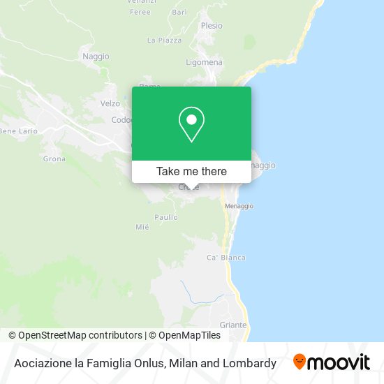 Aociazione la Famiglia Onlus map