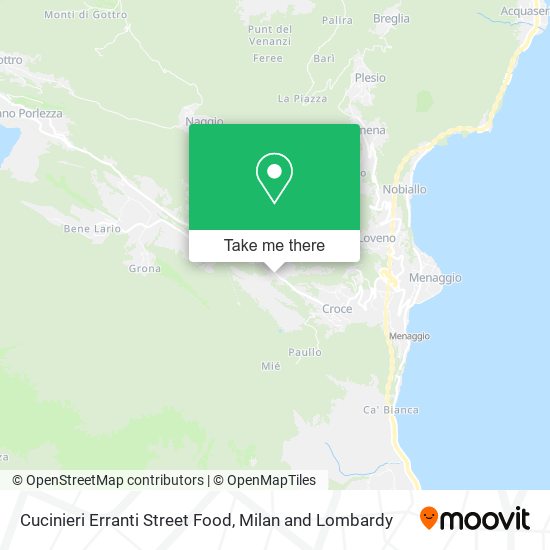 Cucinieri Erranti Street Food map