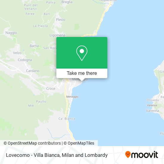 Lovecomo - Villa Bianca map