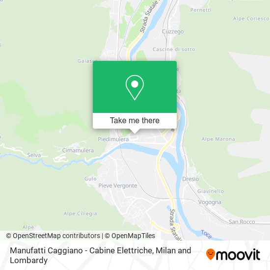 Manufatti Caggiano - Cabine Elettriche map