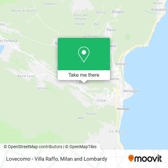 Lovecomo - Villa Raffo map