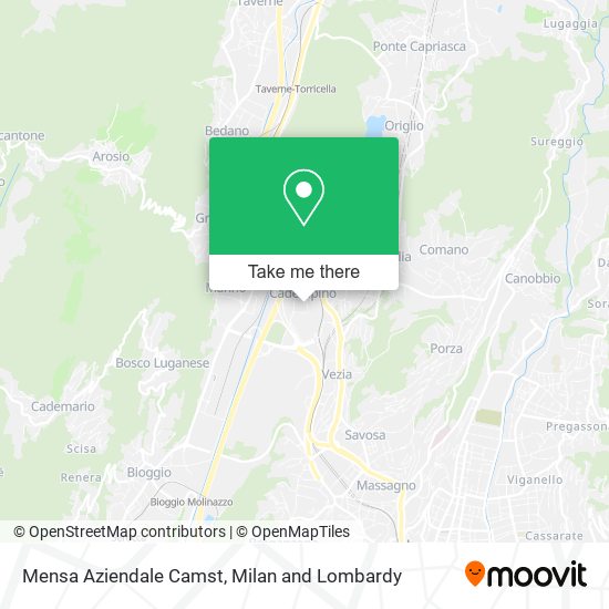 Mensa Aziendale Camst map