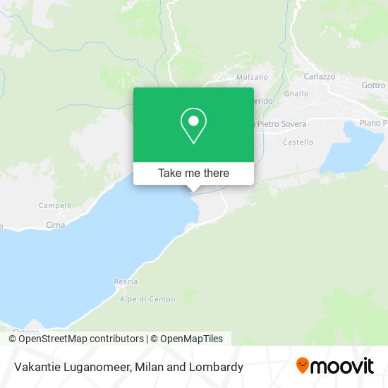 Vakantie Luganomeer map