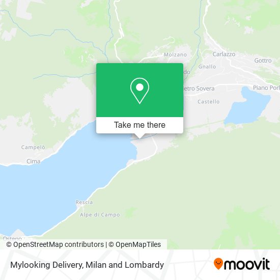 Mylooking Delivery map