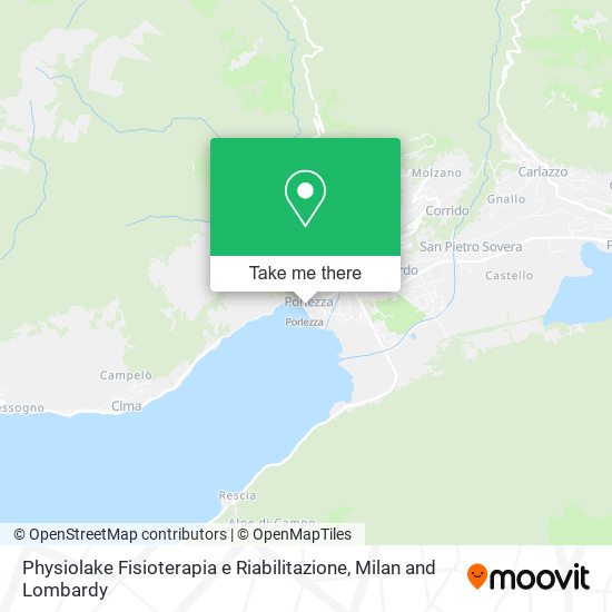 Physiolake Fisioterapia e Riabilitazione map