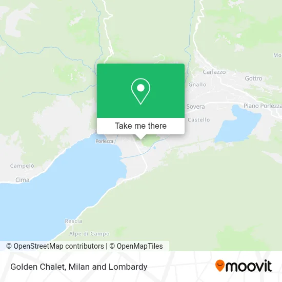 Golden Chalet map