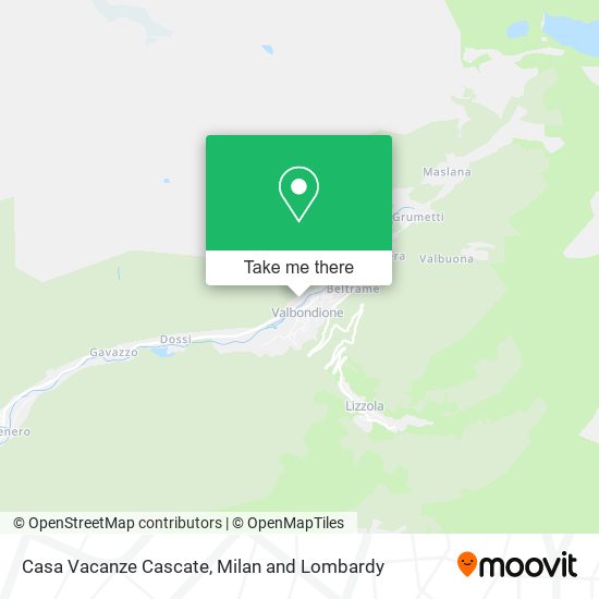 Casa Vacanze Cascate map