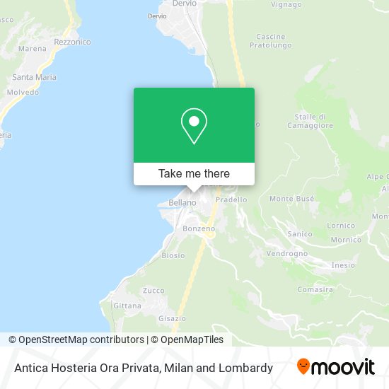 Antica Hosteria Ora Privata map