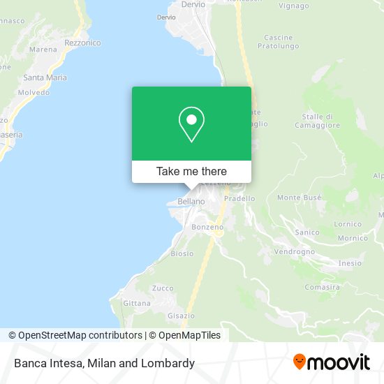 Banca Intesa map